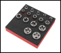 Sealey SX096 TRX-P* EPR Socket Set 1/4 inch , 3/8 inch  & 1/2 inch Sq Drive 16pc