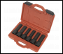 Sealey SX099 Impact & TRX-Star* Female Deep Socket Set 3/4 inch Sq Drive 12-Point 6pc