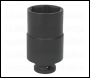 Sealey SX136 Impact Socket Hub Nut for Fiat 500, Ford Ka 1/2 inch Sq Drive 36mm