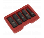 Sealey SX1820 Double Ended Impact Socket Set 1/2 inch Sq Drive 5pc