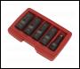 Sealey SX1820 Double Ended Impact Socket Set 1/2 inch Sq Drive 5pc