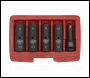 Sealey SX1820 Double Ended Impact Socket Set 1/2 inch Sq Drive 5pc