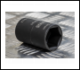 Sealey SX1822 63mm Double Ended Impact Socket 1/2 inch Sq Drive 27 x 27.5mm