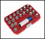 Sealey SX209 Locking Wheel Nut Key Set for BMW & Mini 21pc