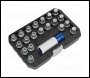 Sealey SX209 Locking Wheel Nut Key Set for BMW & Mini 21pc