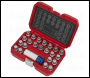 Sealey SX210 Locking Wheel Nut Key Set 23pc - VAG