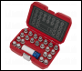 Sealey SX210 Locking Wheel Nut Key Set for VAG 23pc