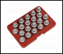 Sealey SX215 Locking Wheel Nut Key Set for Vauxhall-B 20pc