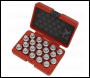Sealey SX215 Locking Wheel Nut Key Set for Vauxhall-B 20pc