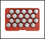 Sealey SX216 Locking Wheel Nut Key Set for Vauxhall-C 20pc