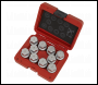 Sealey SX222 Locking Wheel Nut Key Set for Land Rover 10pc
