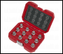 Sealey SX224 Locking Wheel Nut Key Set for VW 12pc