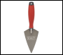 Sealey T1222 Stainless Steel Sharp Pointing Trowel with Rubber Handle 140mm