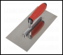 Sealey T7800 Stainless Steel Plastering Trowel with Rubber Handle 270mm