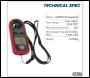 Sealey TA070 Digital Anemometer with Beaufort Scale