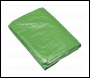 Sealey TARP1012G Tarpaulin 3.05 x 3.66m Green