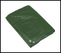 Sealey TARP1012G Tarpaulin 3.05 x 3.66m - Green
