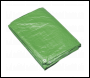 Sealey TARP2040G Tarpaulin 6.10 x 12.19m Green