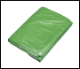Sealey TARP810G Tarpaulin 2.44 x 3.05m - Green