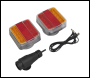 Sealey TB183LEDW 13-Pin Wireless SMD LED Trailer Light Set 2pc