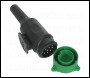 Sealey TB53 Towing Plug 13-Pin Euro Plastic 12V