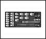 Sealey TBT21 Premier Socket Set with Tool Tray 1/2 inch Sq Drive 26pc