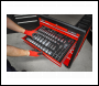 Sealey TBT31 Tool Tray with Socket Set 55pc 3/8 inch  & 1/2 inch Sq Drive