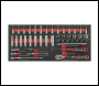Sealey TBT40 Socket Set with Tool Tray 1/4 inch Sq Drive 44pc
