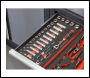 Sealey TBT41 Premier Socket Set with Tool Tray 3/8 inch Sq Drive 32pc
