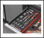 Sealey TBT42 Socket Set with Tool Tray 1/2 inch Sq Drive 22pc