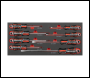 Sealey TBT53 Premier Screwdriver Set with Tool Tray 8pc