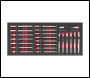 Sealey TBT60 TRX-Star*, Hex & Spline Bit Set with Tool Tray 44pc