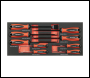 Sealey TBT65 Scraper & Hook Set with Tool Tray 9pc