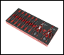 Sealey TBT67 Premier Precision Screwdriver & Mini Pliers Set with Tool Tray 17pc