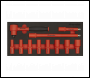 Sealey TBTE01 Premier Insulated Socket Set with Tool Tray 3/8 inch Sq Drive 11pc - VDE Approved