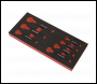 Sealey TBTE03 Premier Insulated Open-End Spanner Set with Tool Tray 7pc - VDE Approved