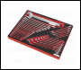 Sealey TBTP03 Tool Tray with Spanner Set 35pc