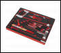 Sealey TBTP06EU Premier Platinum Hacksaw, Hammers & Punch Kit with Tool Tray 13pc