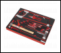 Sealey TBTP06UK Premier Platinum Hacksaw, Hammers & Punch Kit with Tool Tray 13pc