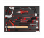 Sealey TBTP06UK Premier Platinum Hacksaw, Hammers & Punch Kit with Tool Tray 13pc
