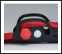 Sealey TD1202SR Slide Ratchet Strap 32mm x 3m Polyester Webbing with S-Hooks 1200kg Breaking Strength