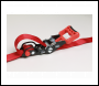 Sealey TD1202SR Slide Ratchet Strap Polyester Webbing with S-Hooks 32mm x 3m 1200kg Breaking Strength