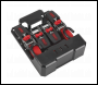 Sealey TD484SD Ratchet Strap Polyester Webbing with S-Hooks 25mm x 4m 800kg Breaking Strength - 2 Pairs