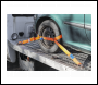 Sealey TDRWS Car Transporter Ratchet Strap 50mm x 3m Steel Wheel - Single 4500kg Breaking Strength
