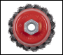 Sealey TKCB652 65mm Twist Knot Wire Cup Brush M10 x 1.25mm