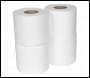 Sealey TOL40 Plain White Toilet Roll - Pack of 4 x 10 (40 Rolls)