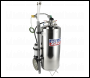 Sealey TP200S Air Operated Fuel Drainer 40L Stainless Steel