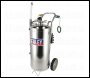 Sealey TP200S Air Operated Fuel Drainer 40L Stainless Steel