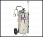 Sealey TP200S Air Operated Fuel Drainer 40L Stainless Steel