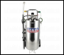 Sealey TP200S Air Operated Fuel Drainer 40L Stainless Steel